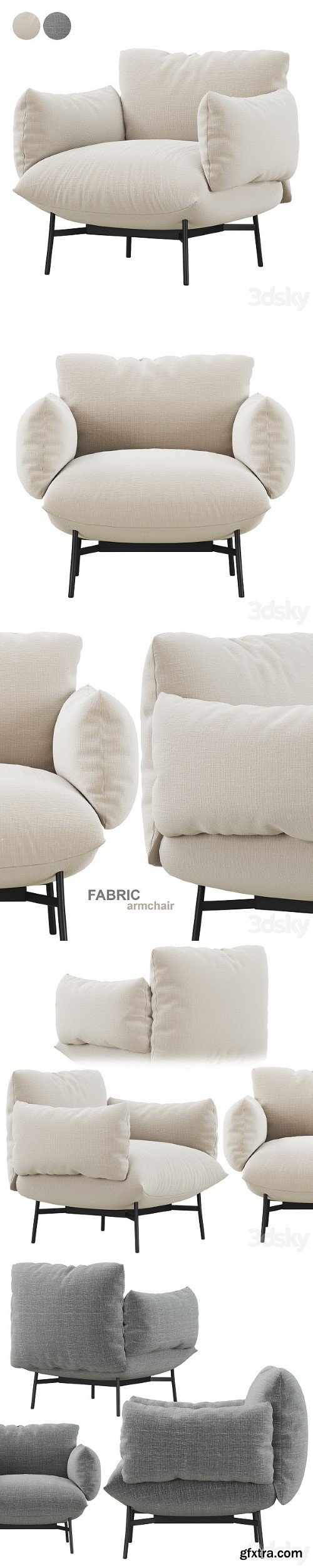 AREA Armchairs by Midj