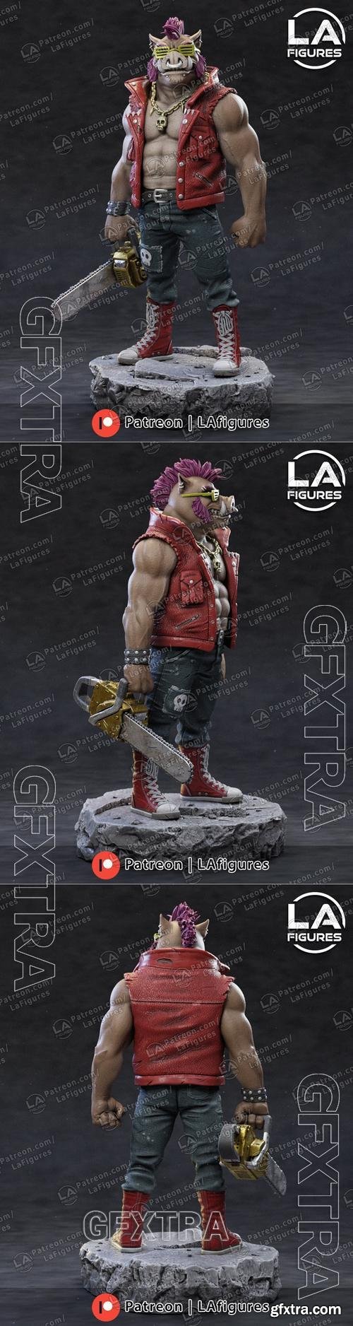 L.A. Figures - TMNT Bebop &ndash; 3D Print Model