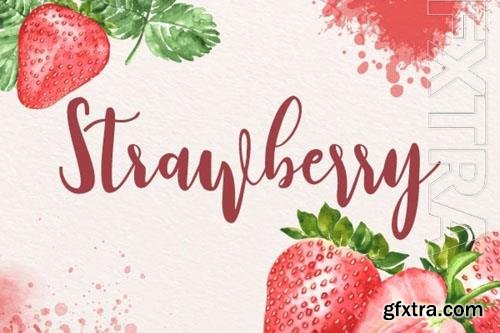 Strawberry font