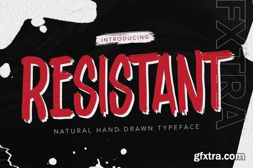 Resistant font