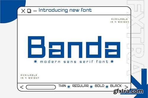 Banda font