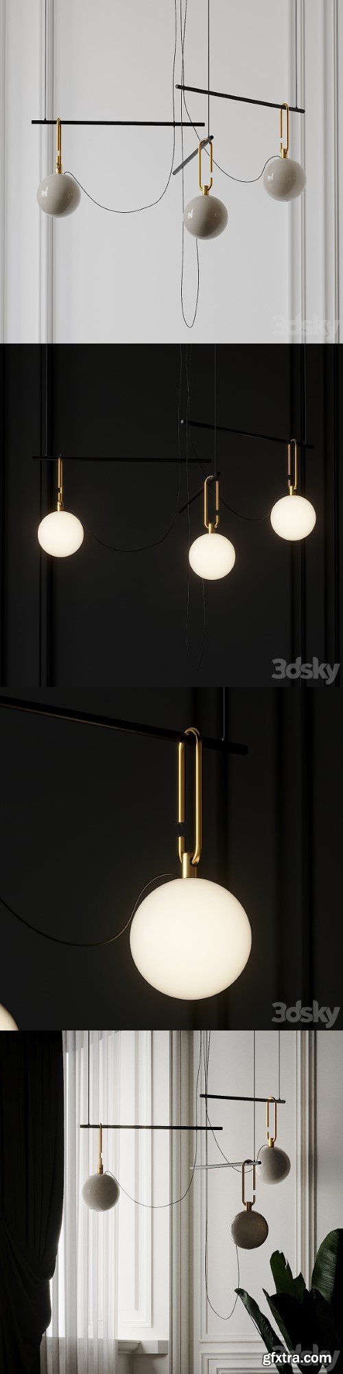 NH S3 Suspension Lamp By Neri & Hu