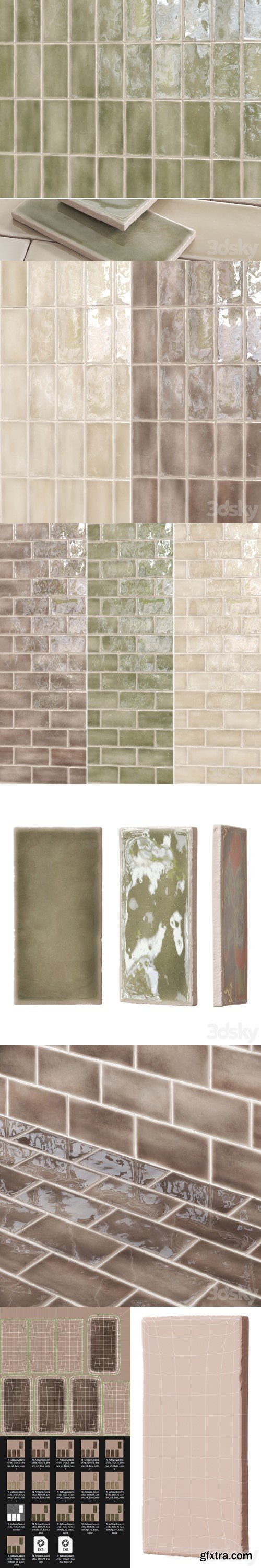 Wall ceramic tile