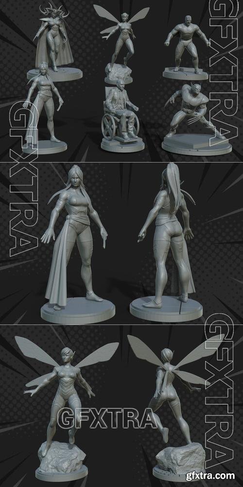 Legion Miniatures - Pack 07 &ndash; 3D Print Model