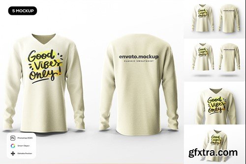 Classic Sweatshirt Mockup