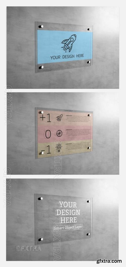 Plate Glass Signage Mockup 221858947