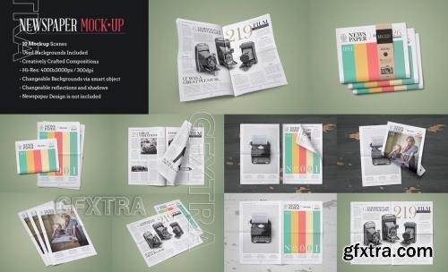 Newspaper Mockup Set 125325457