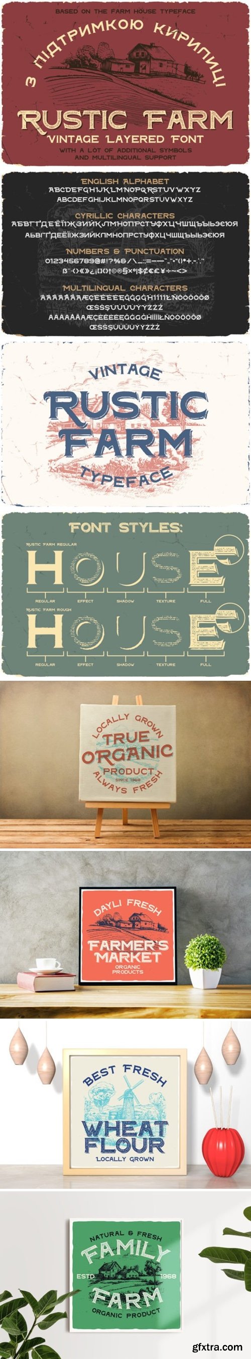 Rustic Farm Font