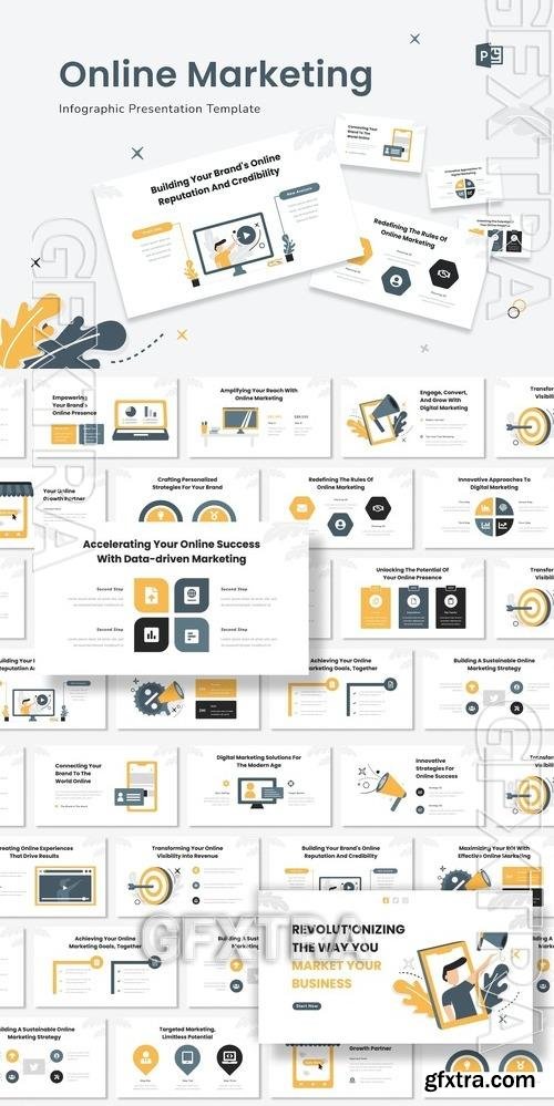 Online Marketing Infographic PowerPoint 88AVRXV