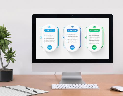 Web Pricing Table Design Template 589130578