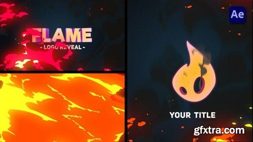 Videohive 2D Cartoon Fire Tornado Logo Reveals [After Effects] 45716612