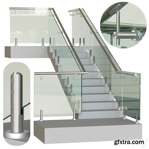 Glass Railing on Mini Racks 4