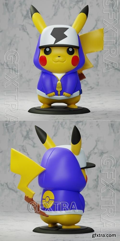 Pikachu Hiphop stardemy2.0 &ndash; 3D Print Model
