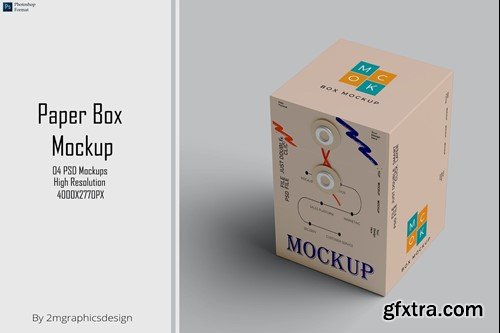 Paper Box Mockups