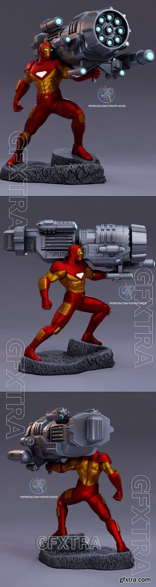Modular Iron Man Statue &ndash; 3D Print Model