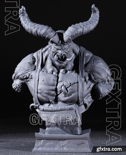 Butcher Bust &ndash; 3D Print Model