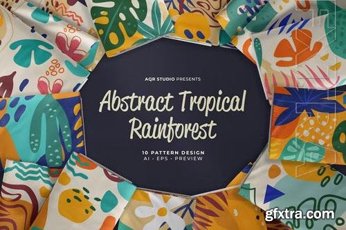 Tropical Rainforest - Seamless Pattern