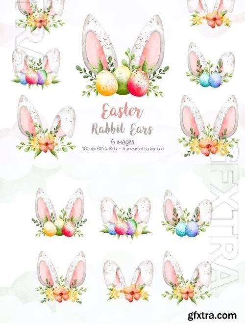 Easter Rabbit Ear Clipart Beautiful Design