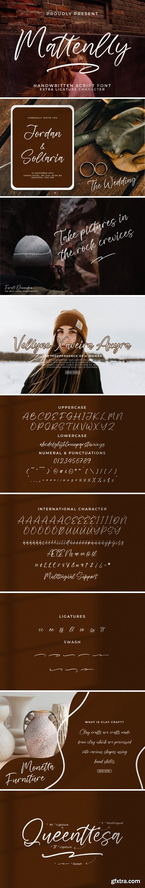 CM - Mattenlly - Handwritten Script Font 2593359