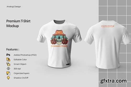 White Tshirt Mockup