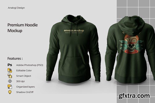 Sweater Hoodie Mockup