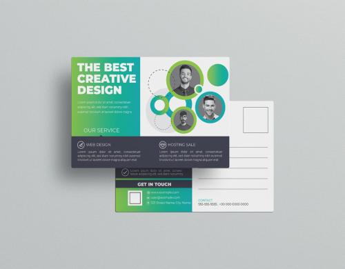 Creative Business Postcard Design Template 566207201