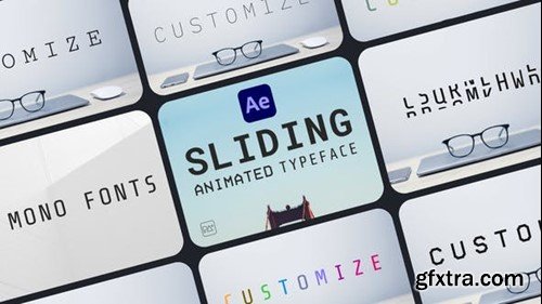 Videohive Sliding Animated Typeface For After Effects 45775934