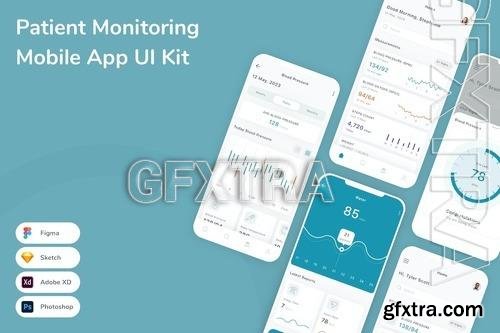 Patient Monitoring Mobile App UI Kit DAVC7QN