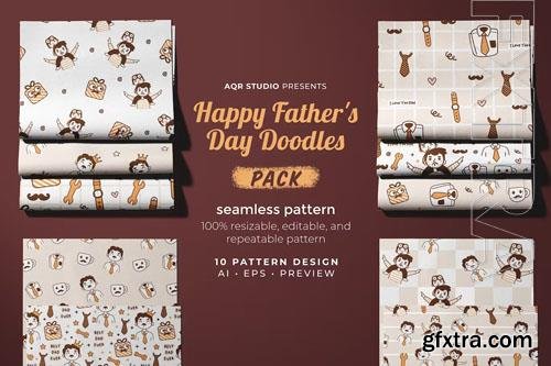 Happy Father - Seamless Pattern 