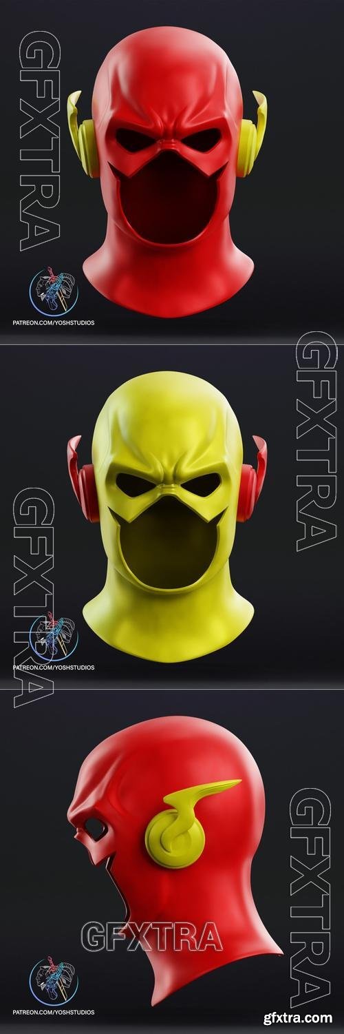 Yosh Studios - Classic Flash Mask &ndash; 3D Print Model