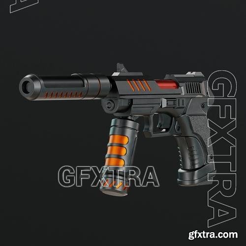Star Lord Comic gun &ndash; 3D Print Model