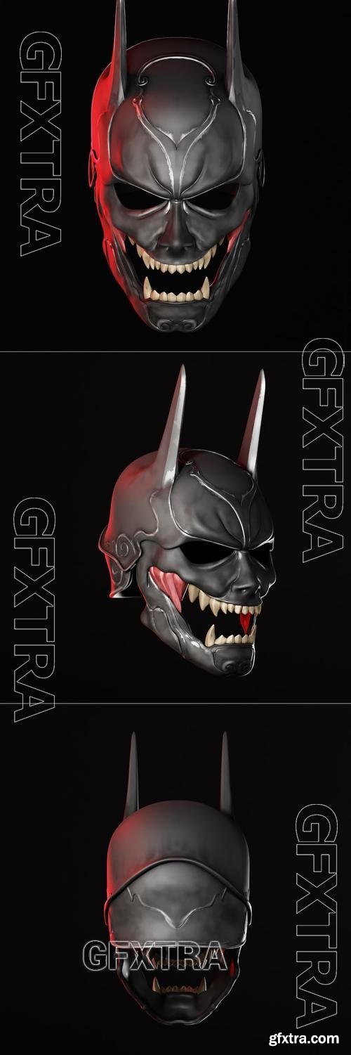 Yosh Studios - Sengoku Batman Mask &ndash; 3D Print Model