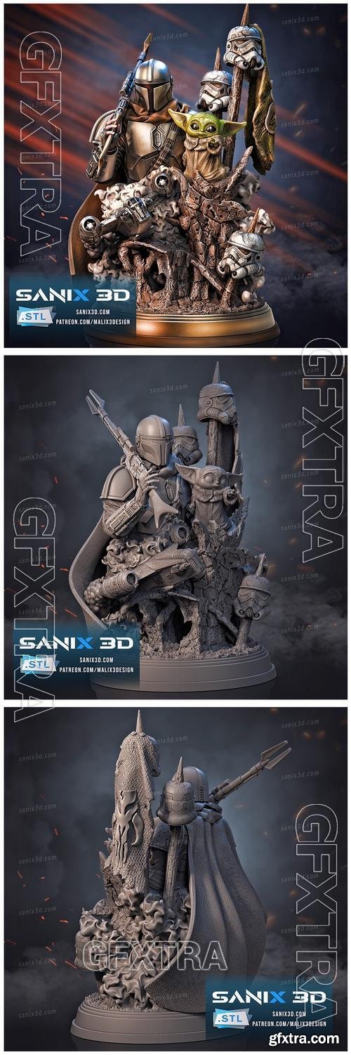 Sanix - Mandalorian &ndash; 3D Print Model