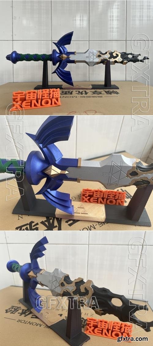 The Legend of Zelda Tears of the Kingdom Master Sword &ndash; 3D Print Model