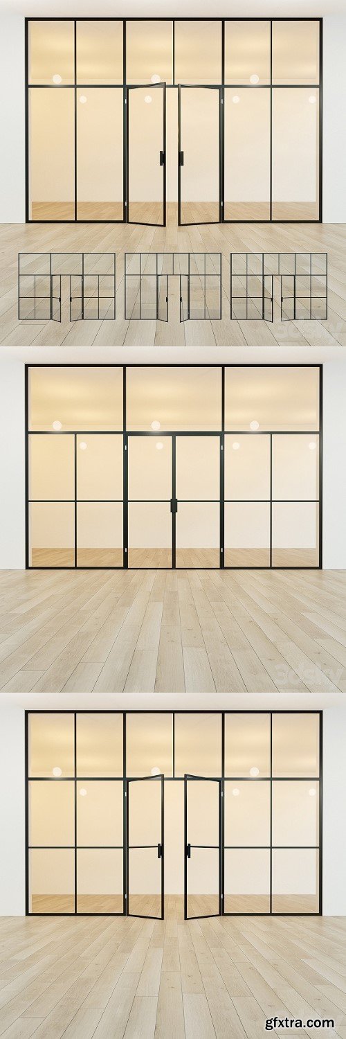 Glass Partition Door 41