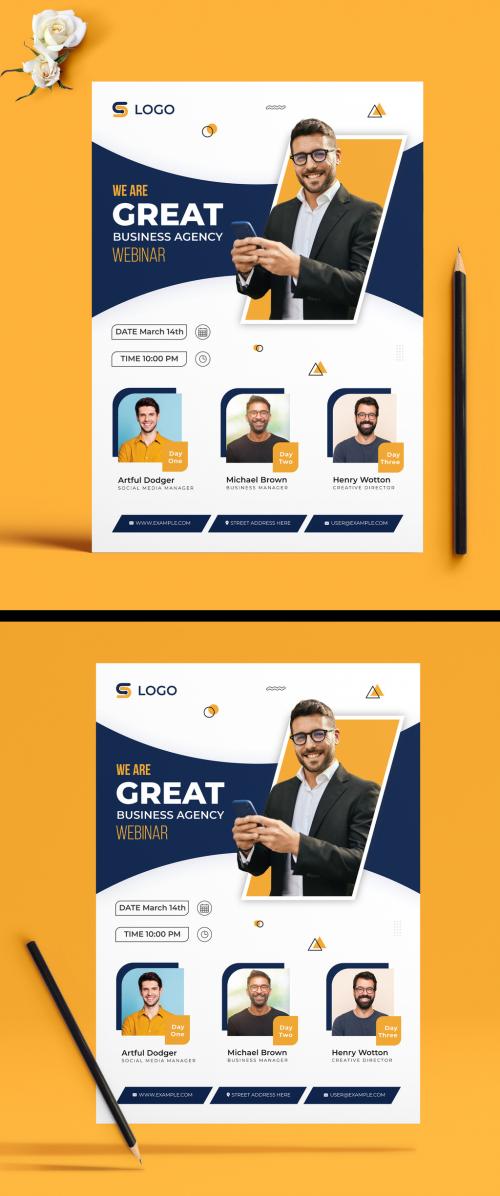 Business Conference Flyer Design Template 589130277