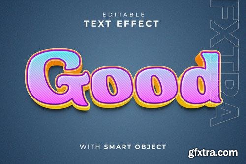 PSD colorful text effect with smart object