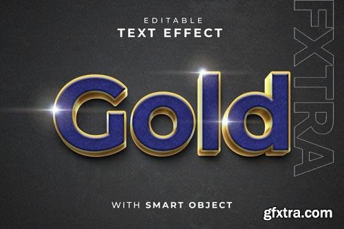 PSD gold text effect with smart object