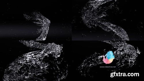 Videohive Water Helix  style Logo Reveal 45527381