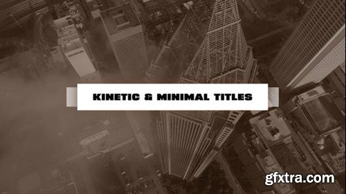 Videohive Kinetic and Minimal Titles 45782714
