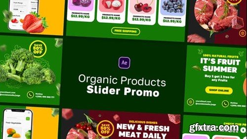 Videohive Organic Products Slider Promo 45654676