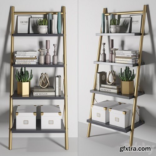 Bookcase Decor Set 1