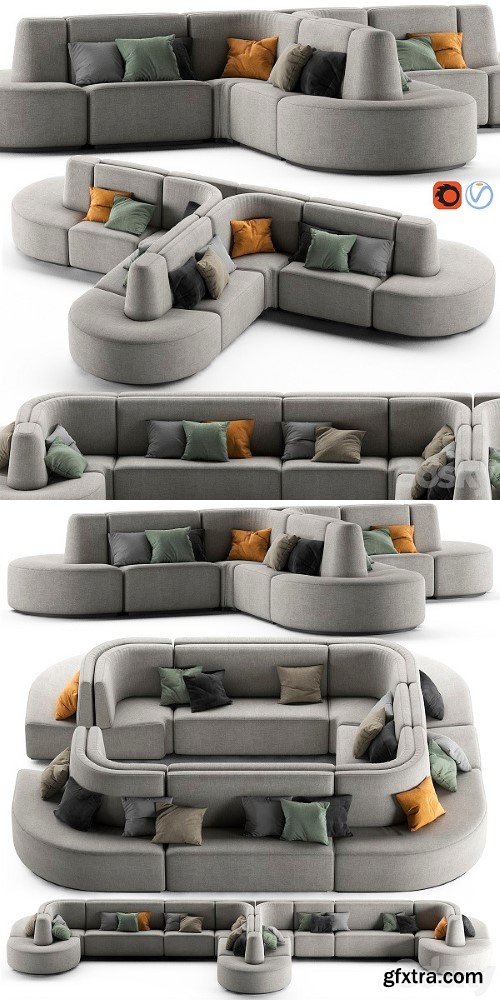 HMD INTERIORS Bistro Sofa 2