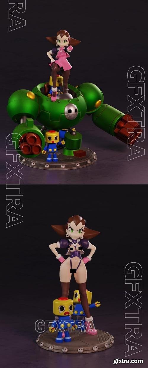 PolyBitsArt - Tron Bonne &ndash; 3D Print Model