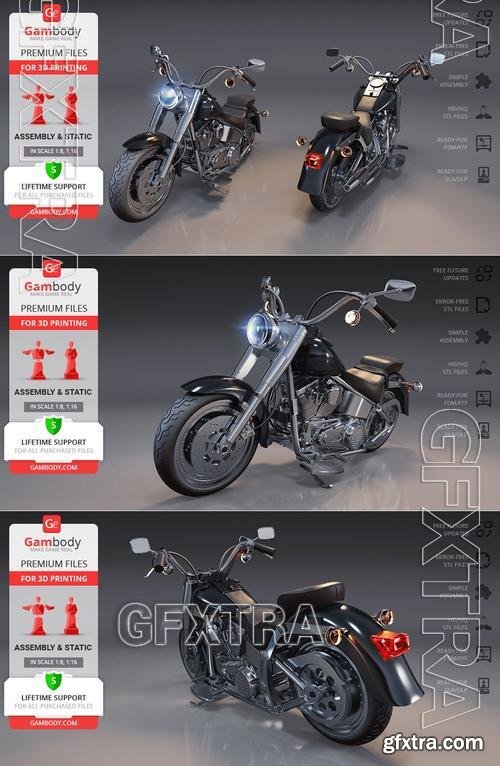 Gambody - Harley-Davidson Fat Boy &ndash; 3D Print Model