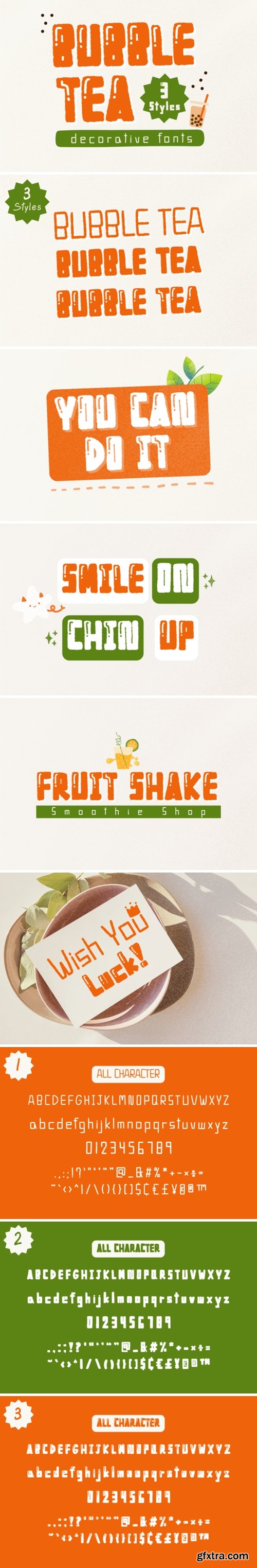 Bubble Tea Font