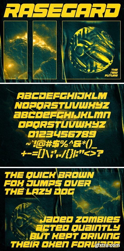 Rasegard - Futuristic Bold Fast Fonts