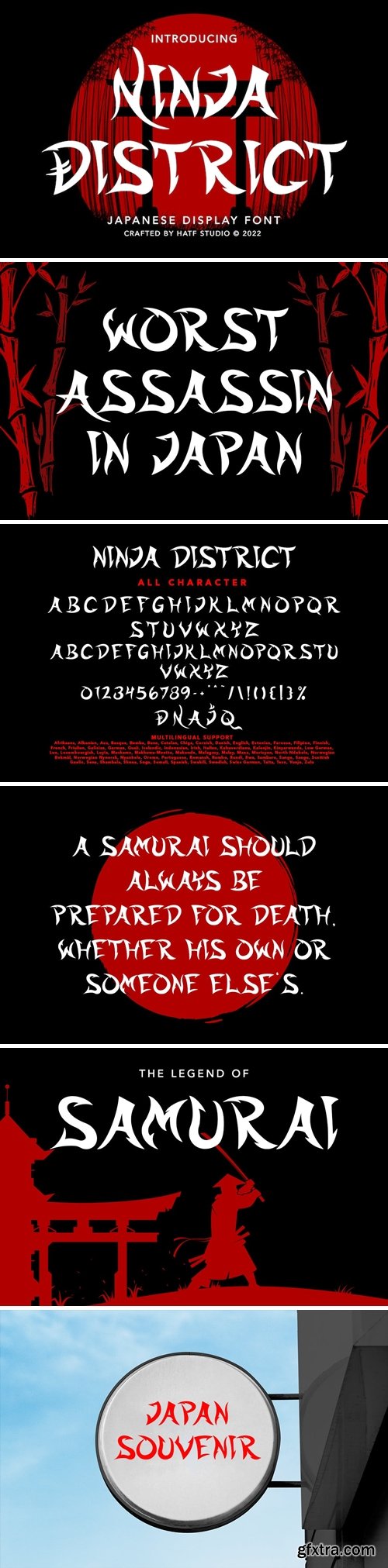 Ninja District Font