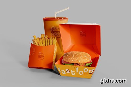 Fast Food Mockup NR9MXLL