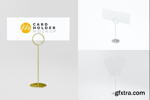 Card Holder Mockup Set 72HST8U